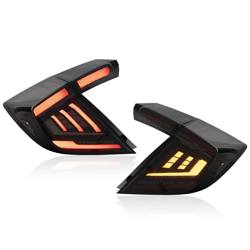 For Honda Civic 2018-2022 Drl Reverse Pair Tail Brake Turning