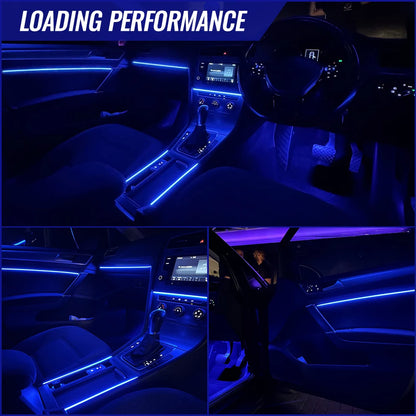 Acrylic APP Controlled Interior Multicolor Waterproof El Wire Kit