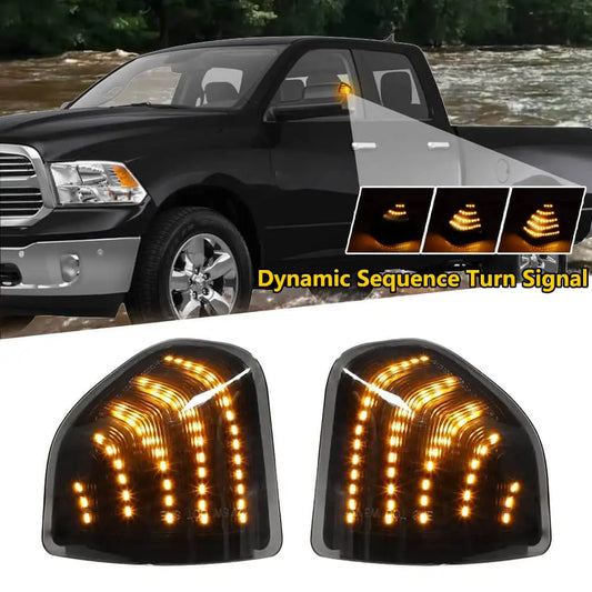 For 2009-2018 Dodge Ram 1500 2500 Rearview Mirror Turn Signal