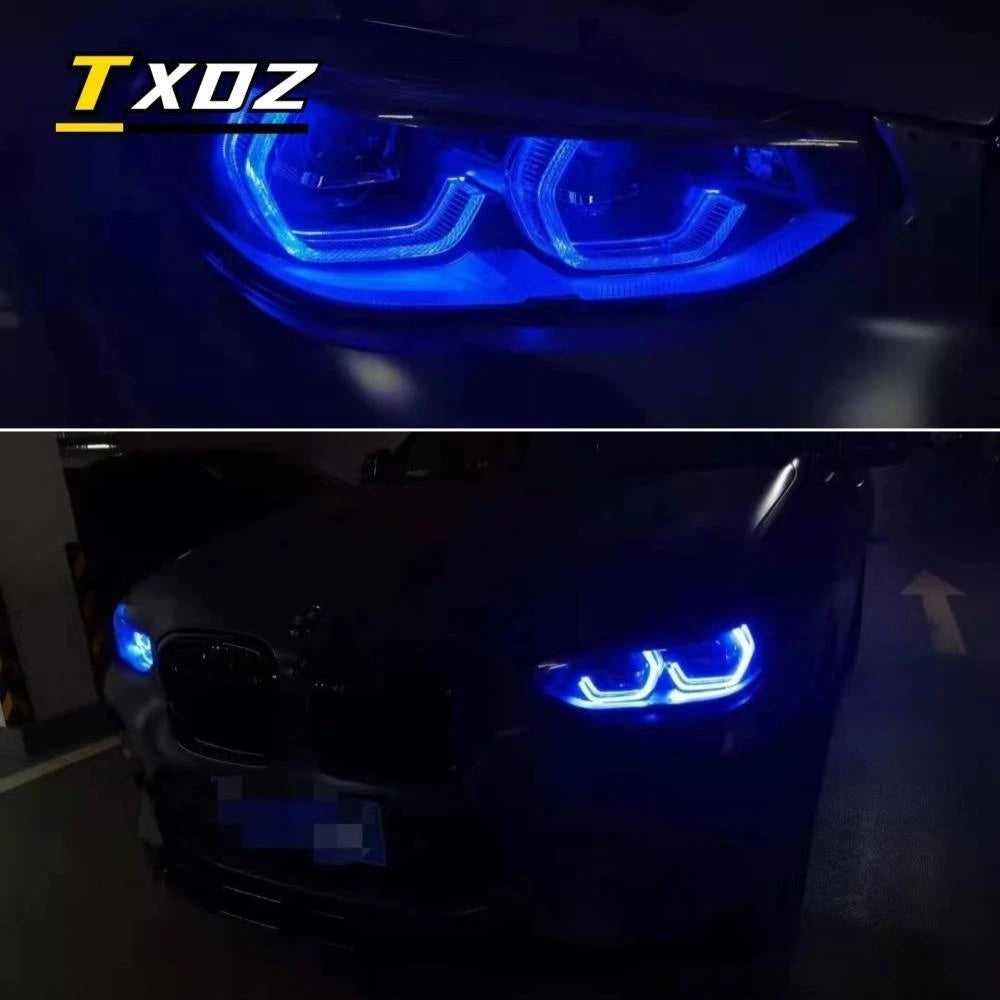 For 2019-2021 BMW X3 X3M F97 Amber Daytime Running Drl Boards