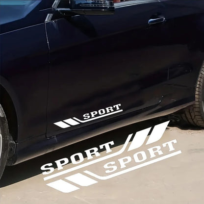 Pair Sport Door Side Stickers Mirror Decor Decal Sticker