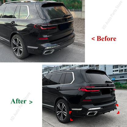 For BMW X7 G07 Rear Bumper Lip M Sport 2019 2020 2021 2022