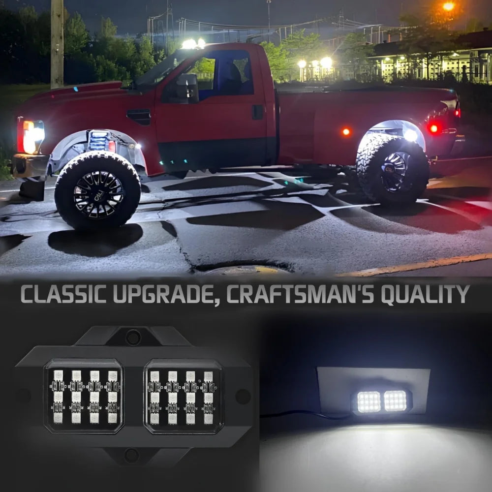 8pods White Rock 24 Smd Chips Underbody Lighting 6000K