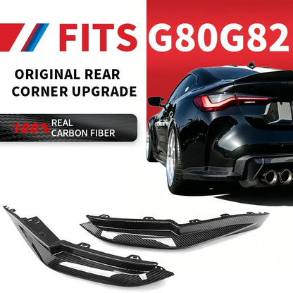 For BMW G80 G82 M3 M4 Real Dry Carbon Fiber Oem Rear Bumper