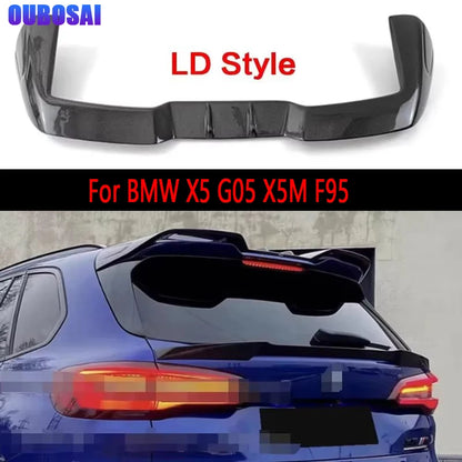 For BMW X5 G05 X5M F95 2018 L Carbon Fiber Tail Fins Wing Rear