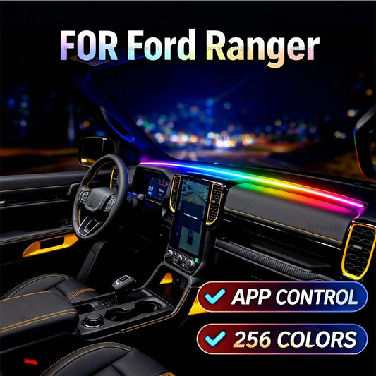 For Ford Ranger Automotive Decoration Light Strip Colorful