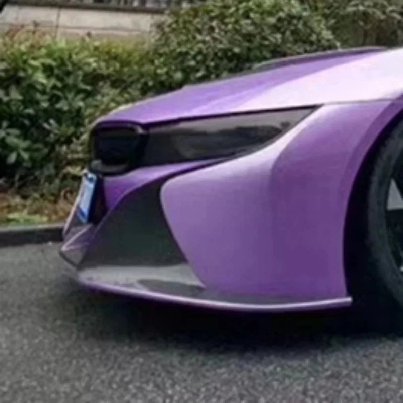 For BMW I8 Modified Topcar Style Carbon Fiber Front Bumper Lip