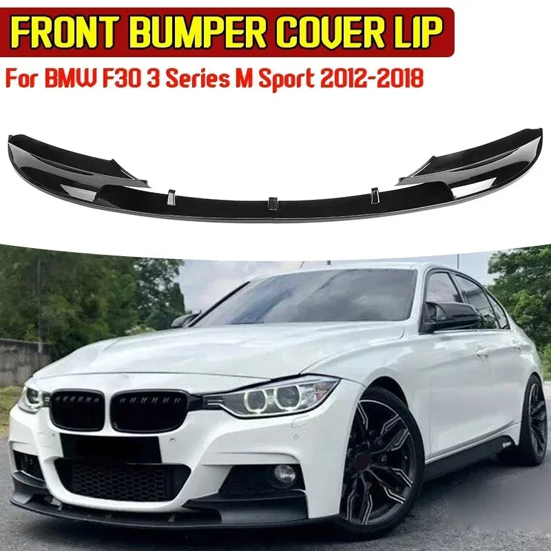 For BMW 3 Series F30 F35 Front Bumper Spoiler Lip Splitter Body