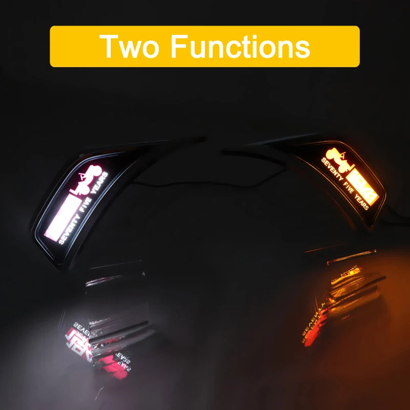 For Jeep Wrangler Jl 2018-2021 2PCS Side Fender Marker Assembly