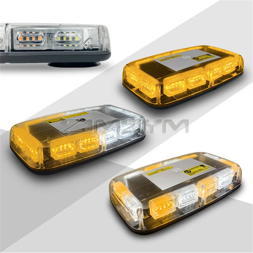 For 12V 24V 36W Roof Strobe 48 Emergency Safety Hazard Warning