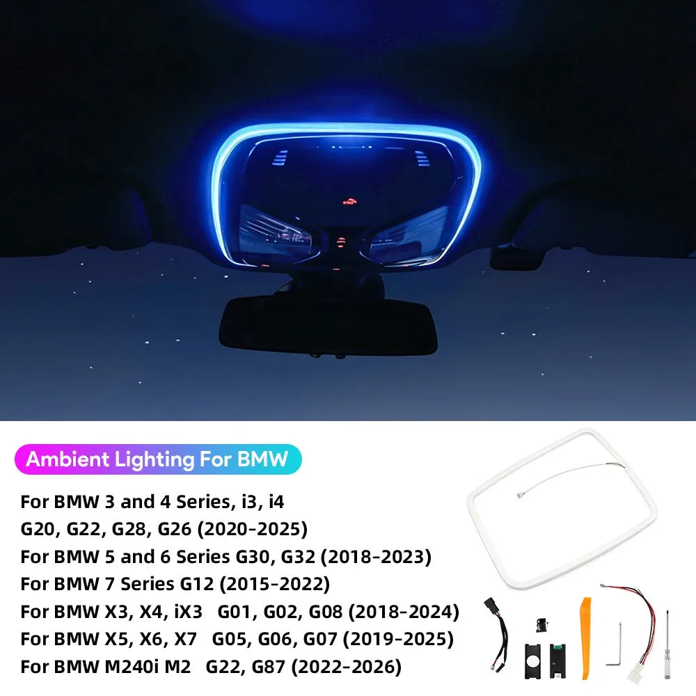 For BMW 5 7 Series X3 Now Car LED Roof Reading Light Interior Decorative Lamp Atmosphere Ambient Light X L Sincere Acces