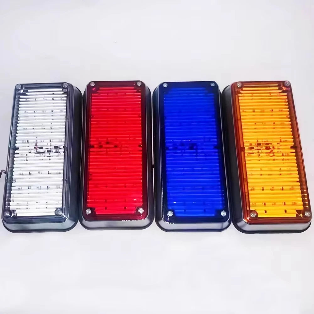 2PCS Ambulance 12V 24V Stroboscope Construction Truck Strobe