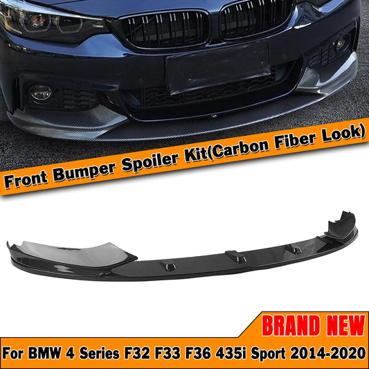 For BMW 4 Series F32 F33 Front Bumper Spoiler Lip F36 435I M