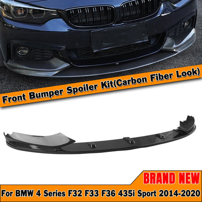For BMW 4 Series F32 F33 Front Bumper Spoiler Lip F36 435I M