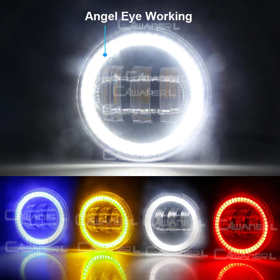 For Mitsubishi Outlander 2006-2019 X 30W H11 Angel Eye Fog