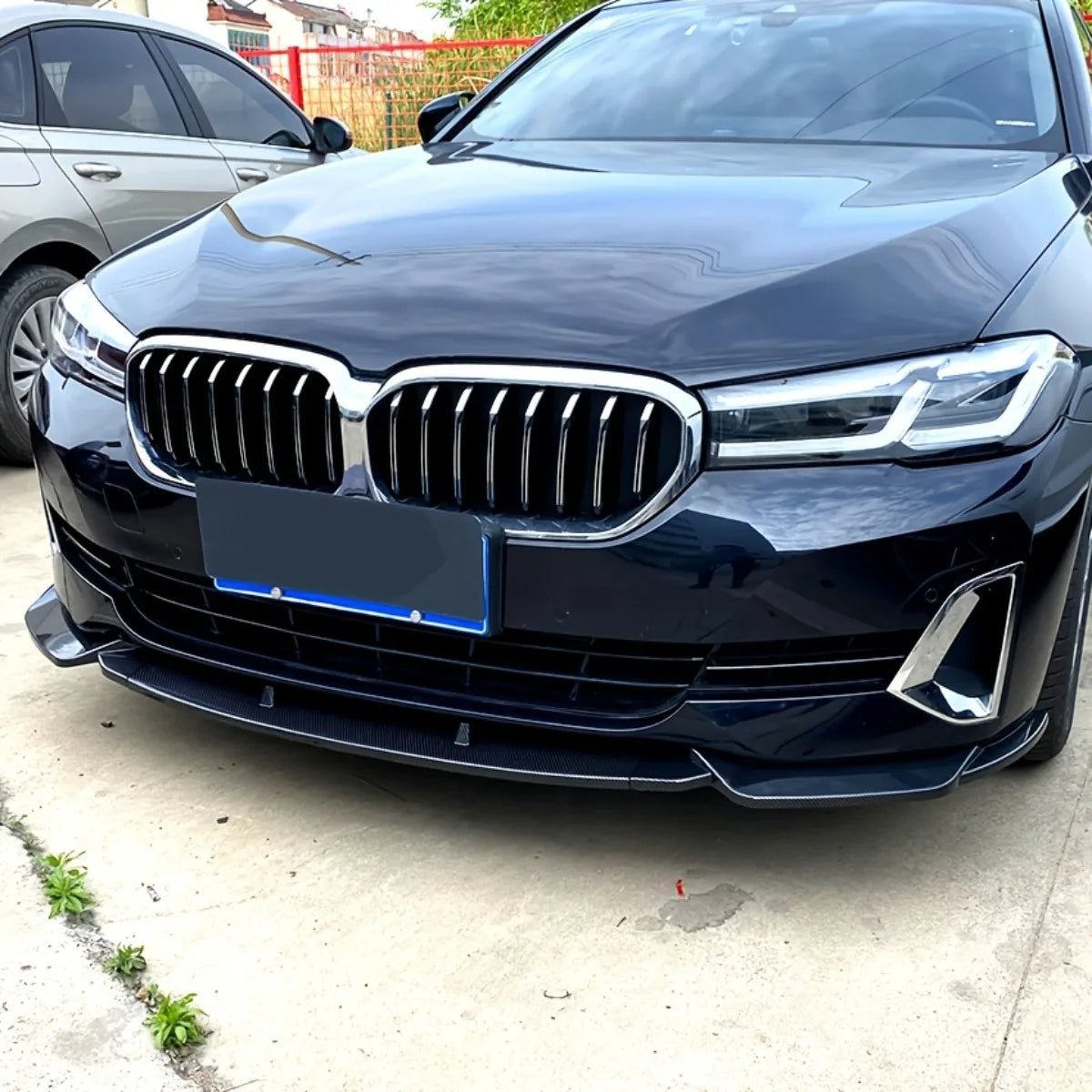 For BMW 5 Series G30 G31 Front Bumper Lip Spoiler Look Body Kit
