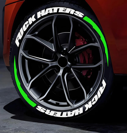 For Use On four-wheel Vehicles Or Fuckhaters Tire Stickers Wolf