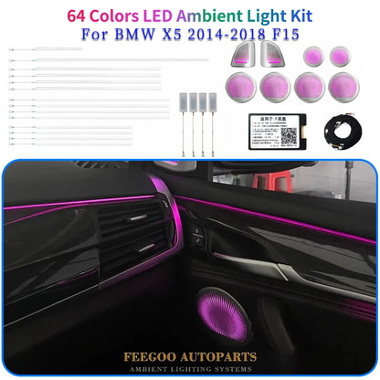 For BMW 2014-2018 X5 F15 Atmosphere X5 Ambient Kit Luminous