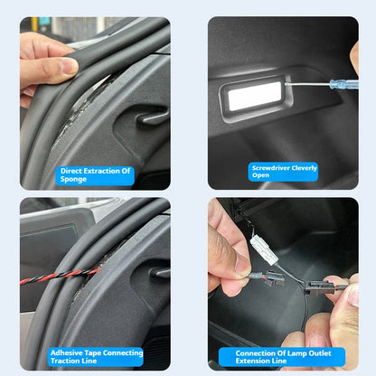 For Lexus Rx Auto Interior Accessory Rear Trunk Bar Strips