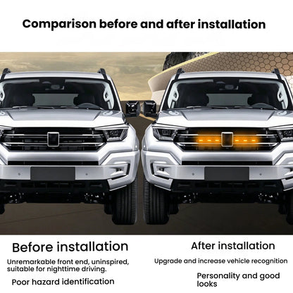 For 2007-2014 Toyota Fj 18 LED Front Grille Daytime runx1ning