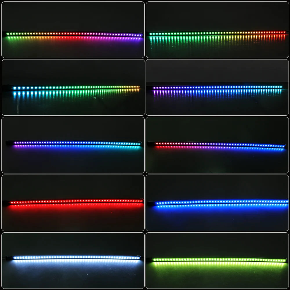 RGB Knight Rider Scanner Strip Flashing Grille Bar 12V