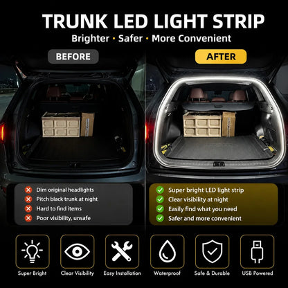 For Cargo Lighting & Outdoor Camping Flexible Tailgate Ambient