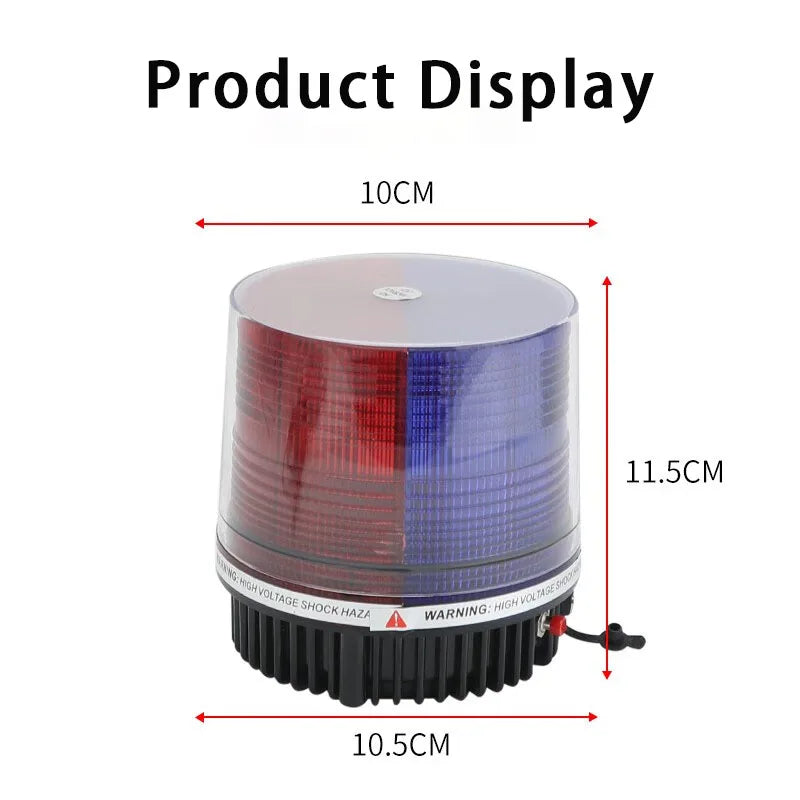 Strobe Warning Emergency Beacon Magnetic Base Wireless Remote