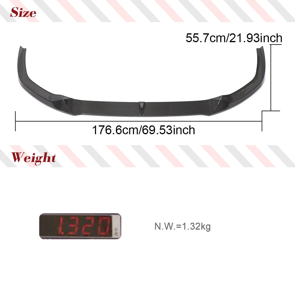 For BMW Z4 G29 M-Sport 2019-2025 Front Bumper Lip Splitters
