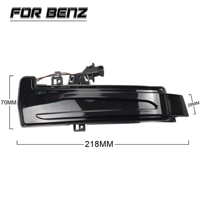 For Mercedes Benz W204 Cla A 2PCS Dynamic Blinker B C E S Gla Glk