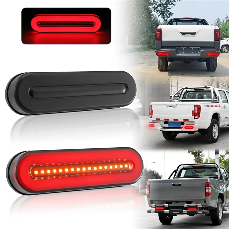 Summer Flowing Turn Signal Lamps 2PCS Tail Brake Cars
