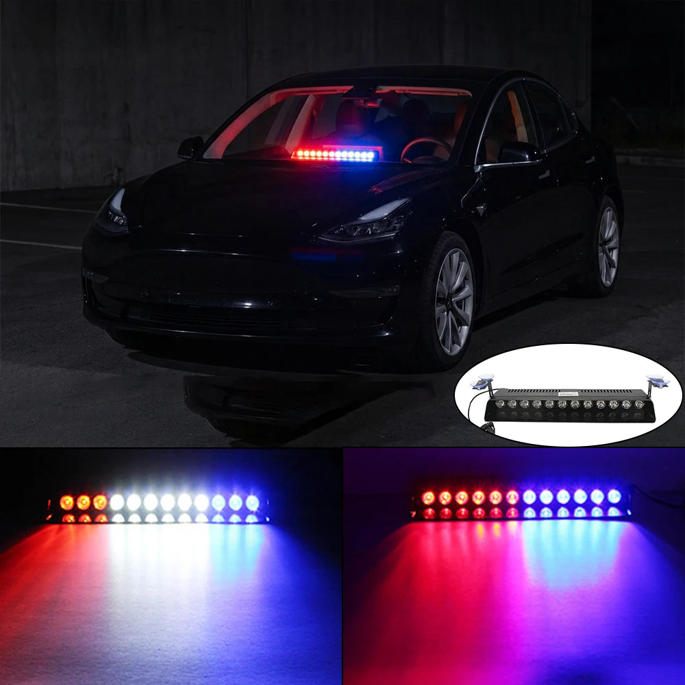 For Vehicles Dash Strobe Safety Flashing Warning Hazard Interior