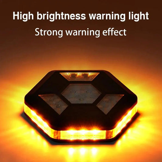 Magnetic Warning 360 Degree Rotating Flashing Rechargeable