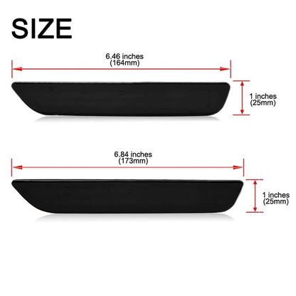 For Ford Mustang 2010-2014 4PCS Smoked Lens Side Marker Front