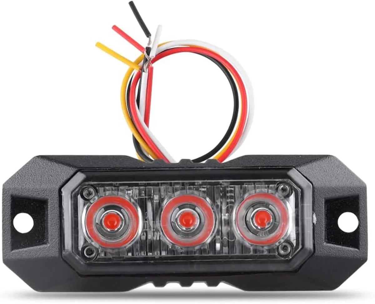 Flashing Strobe Truck MINI Grille Head Emergency Beacon Hazard