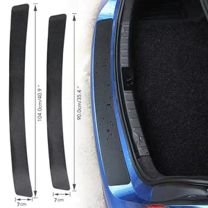 3D Carbon Fiber Sticker Threshold Protective Film Scratch