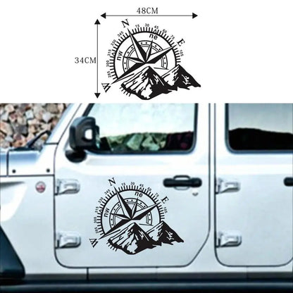 For off-road Vehicles Trunk Bumper Waterproof Jpct 4X4 Compass
