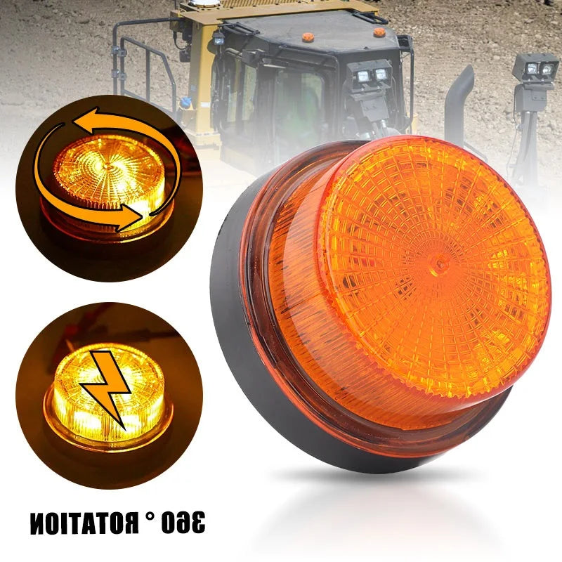 For Scania Man Mack Roof Strobe Rotary Warning Amber Emergency