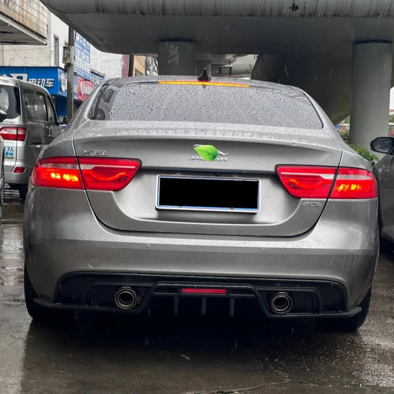 For 2015-2019 Jaguar Xe Diffuser Rear Trunk Lid Spoiler Dual