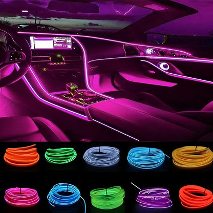 1-5m Interior Strip Atmosphere USB El Wiring Decor