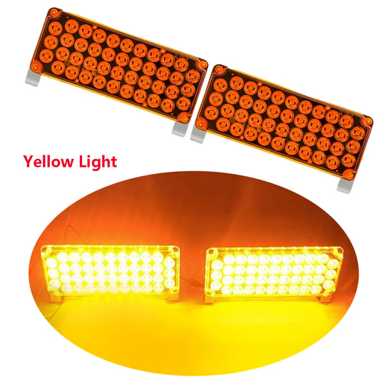 For Various 12V-24V Vehicles Turcks Rv 2PCS Strobe Warning