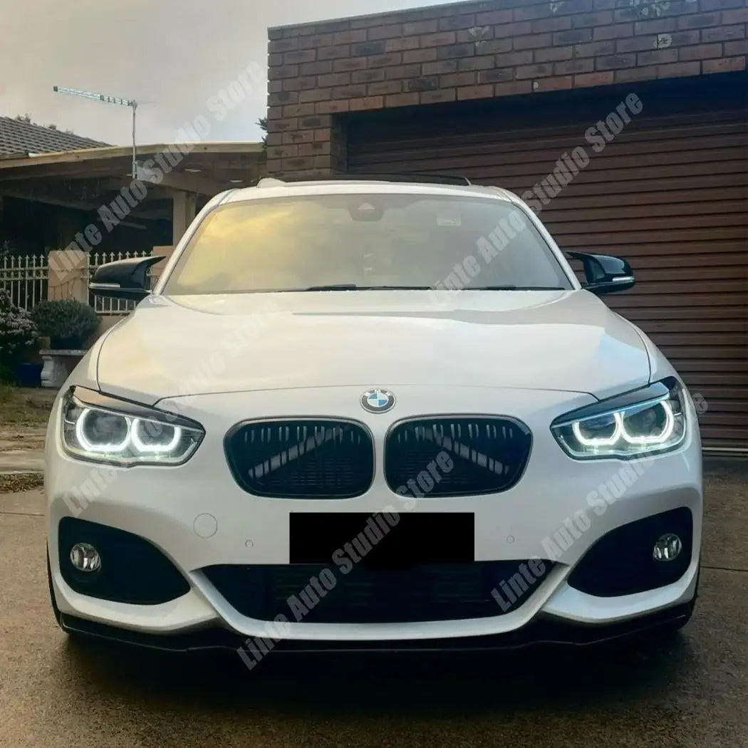 For BMW F20 F21 1 Series 2PCS Front Headlight Evil Eyebrow