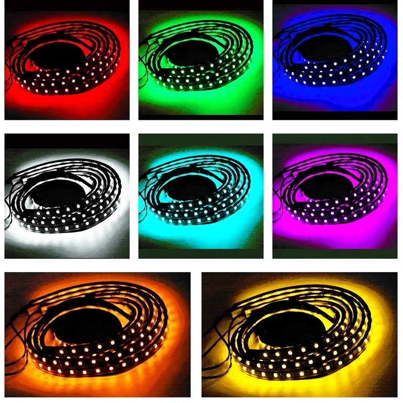 Underglow Neon Bottom Atmosphere Underbar Strip RGB Colorful