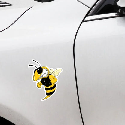 13CM A Ferocious Bee Stickers On Sunscreen Waterproof Cover