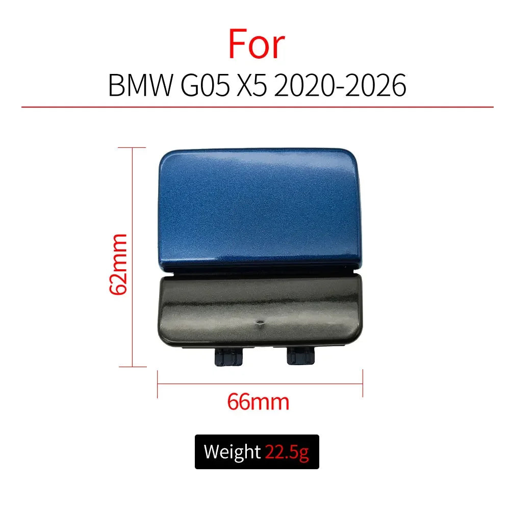 For BMW X5 Rear Bumper Tow Cover Towing Hook Plate Black White