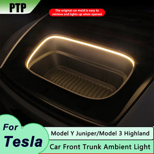 For Tesla Model 3 Highland 2024 Frunk Strip Front Trunk Ambient