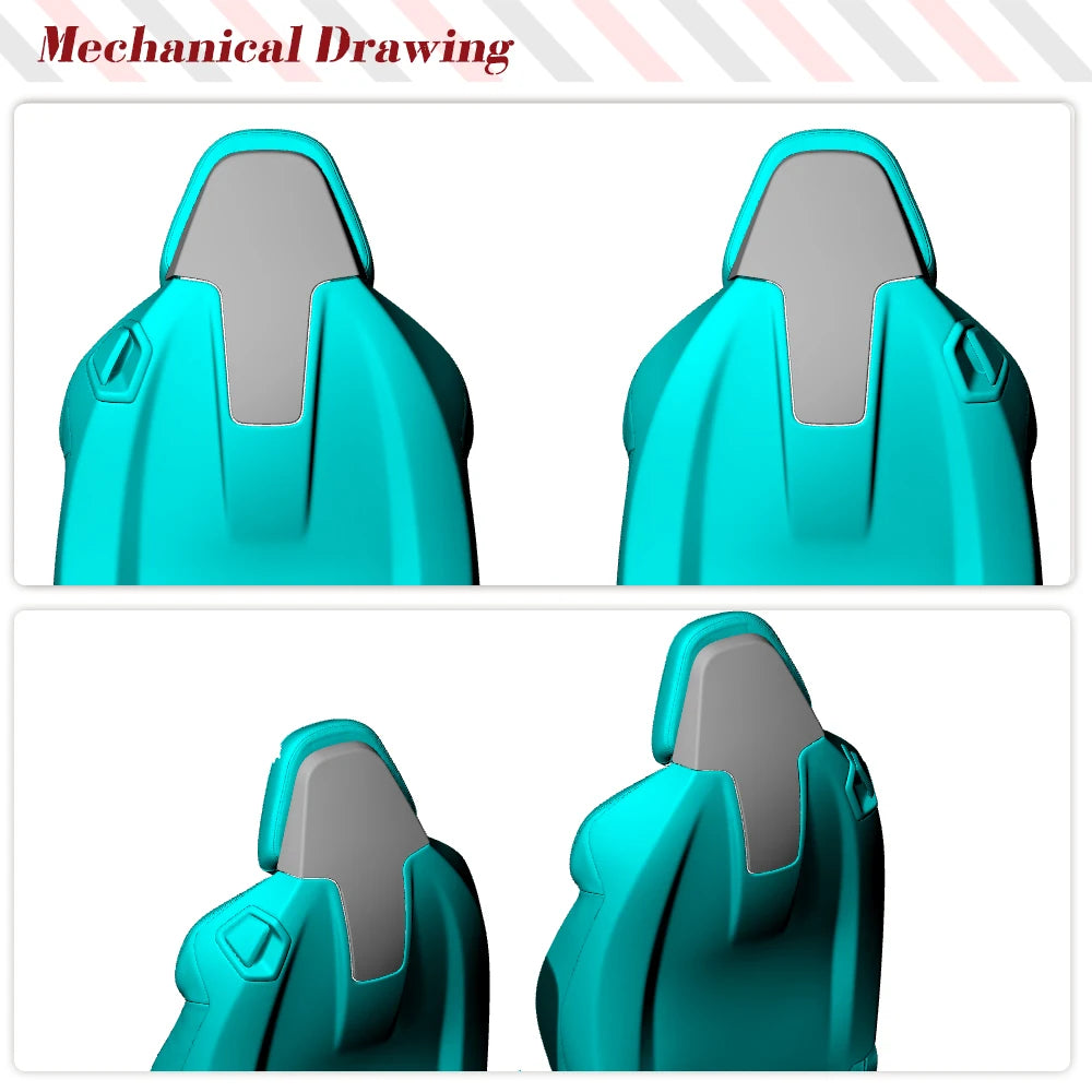 For BMW G87 M2 G80 G81 Dry Carbon Fiber Inner SEAT Back Covers