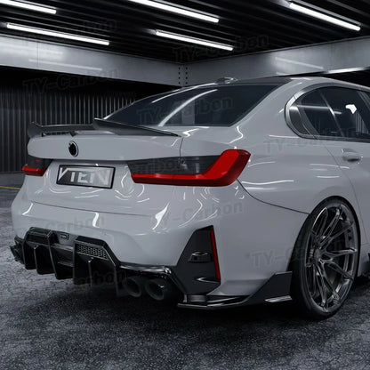 For BMW 3 Series G20 G28 Vten Rear Bumper Diffuser Splitters Lci