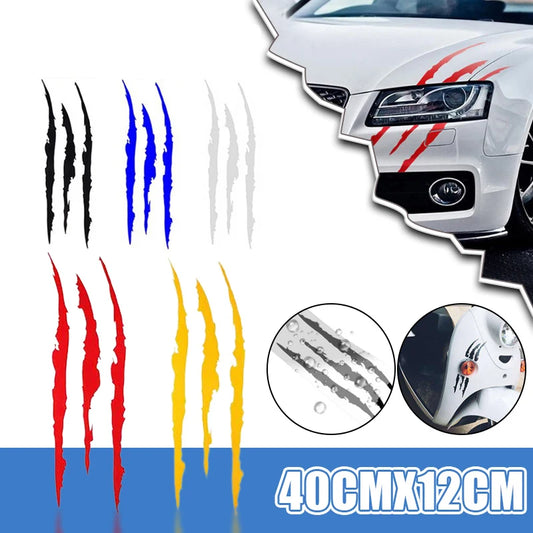 1PC Reflective Monster Claw Decal 40x12cm Vinyl Sticker