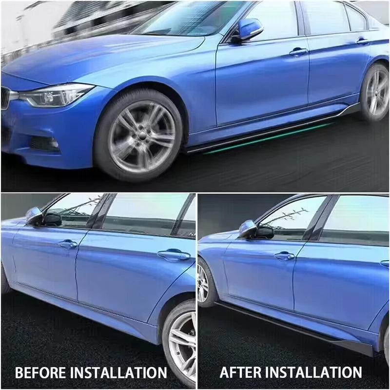 For Audi A6 C6 C7 C8 Racing Sport Side Skirts 2.0 2.2m 86.6 ABS