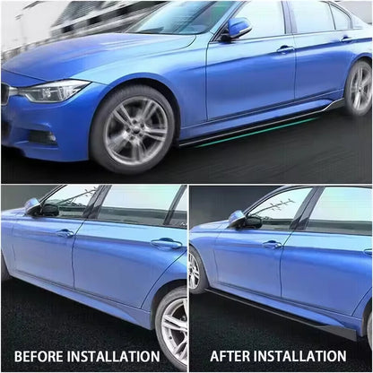 For Audi A6 C6 C7 C8 Racing Sport Side Skirts 2.0 2.2m 86.6 ABS